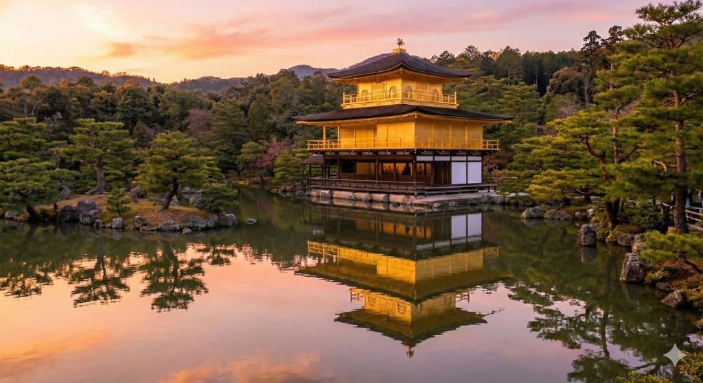Kyoto Kinkaku-ji Golden Pavilion